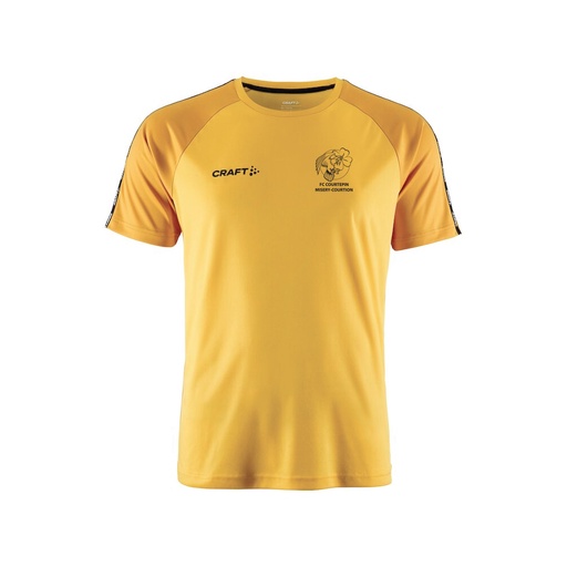 Maillot d'entraînement adulte, réf: 1912725 Jaune/Noir